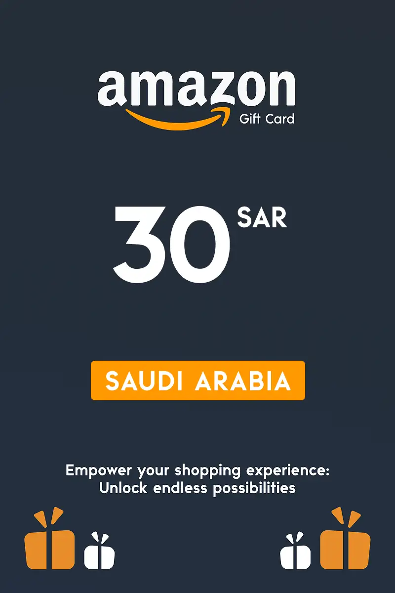 Amazon 30 SAR Gift Card (Saudi Arabia) - Digital Key