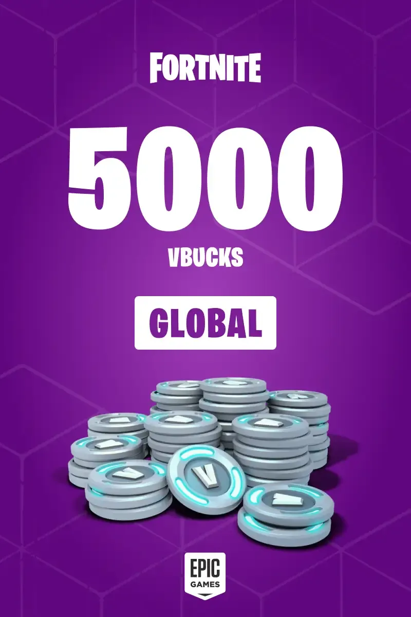 Buy Fortnite - 5000 V-Bucks Card (Global) - Digital Key