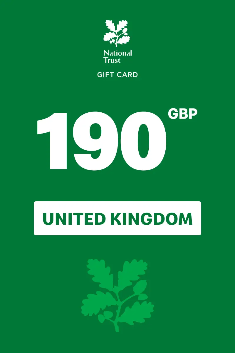 National Trust 190 GBP Gift Card (United Kingdom) - Digital Key