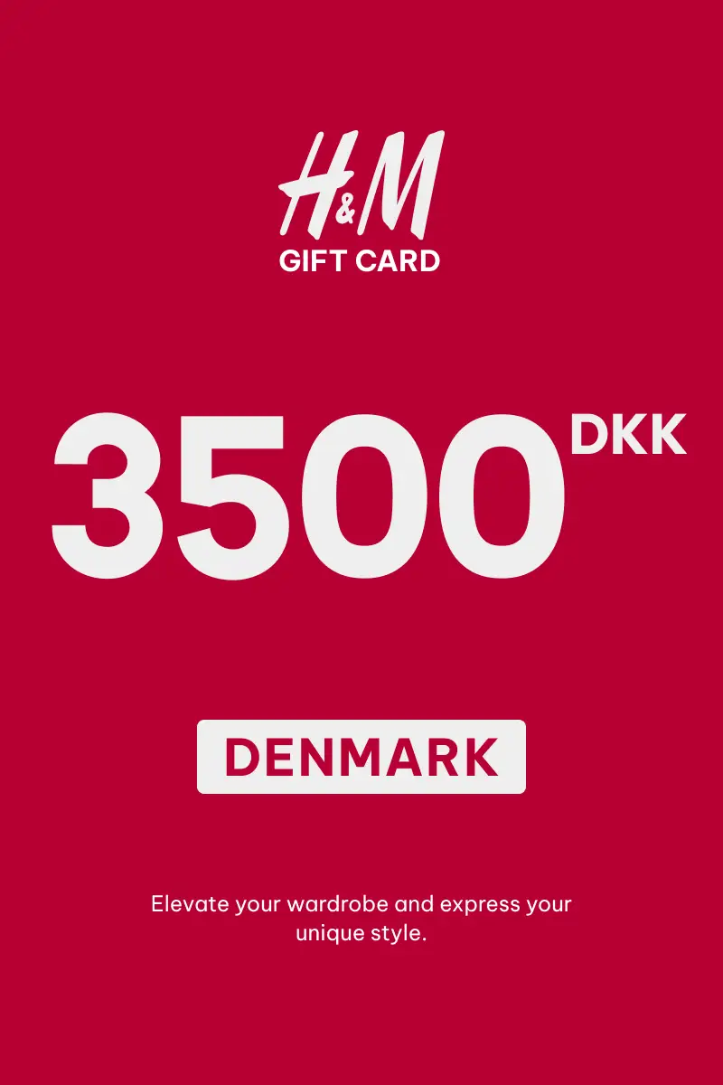 HandM 3500 DKK Gift Card (Denmark) - Digital Key