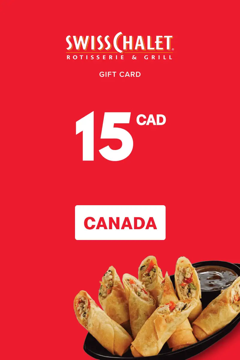 Swiss Chalet 15 CAD Gift Card (Canada) - Digital Key
