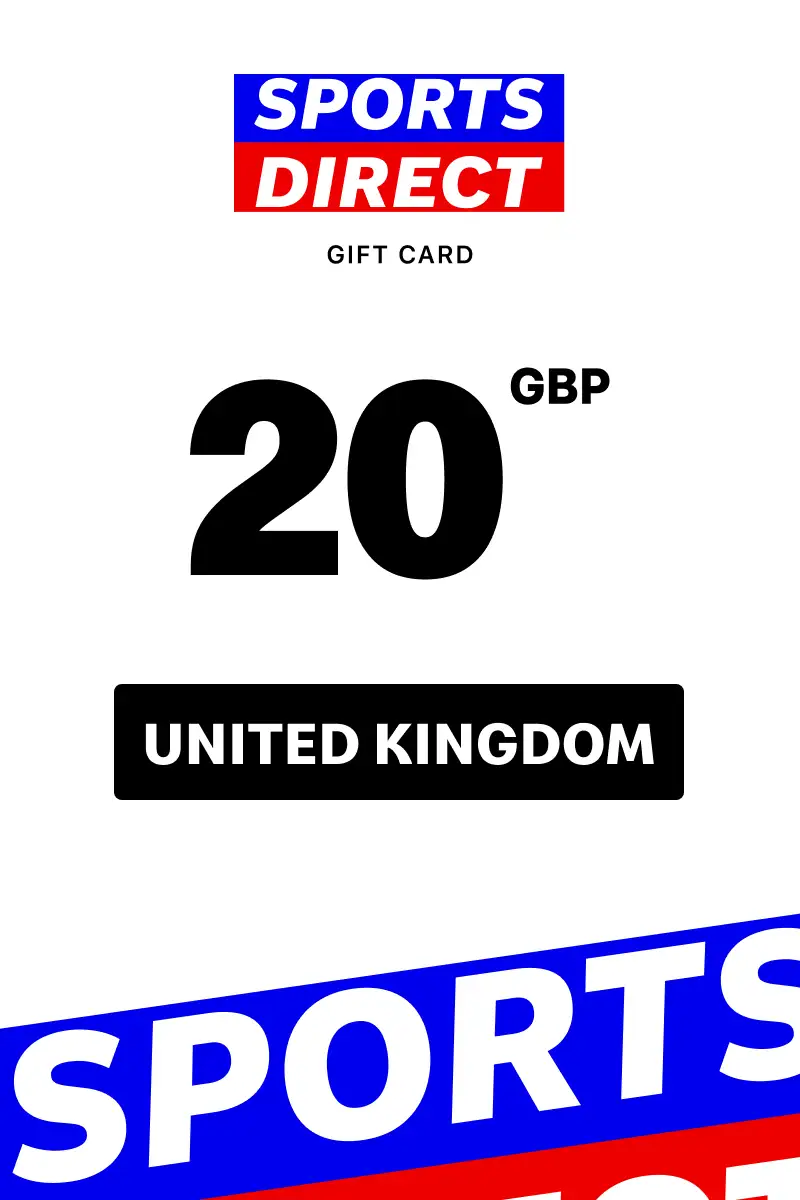 Sports Direct 20 GBP Gift Card (United Kingdom) - Digital Key