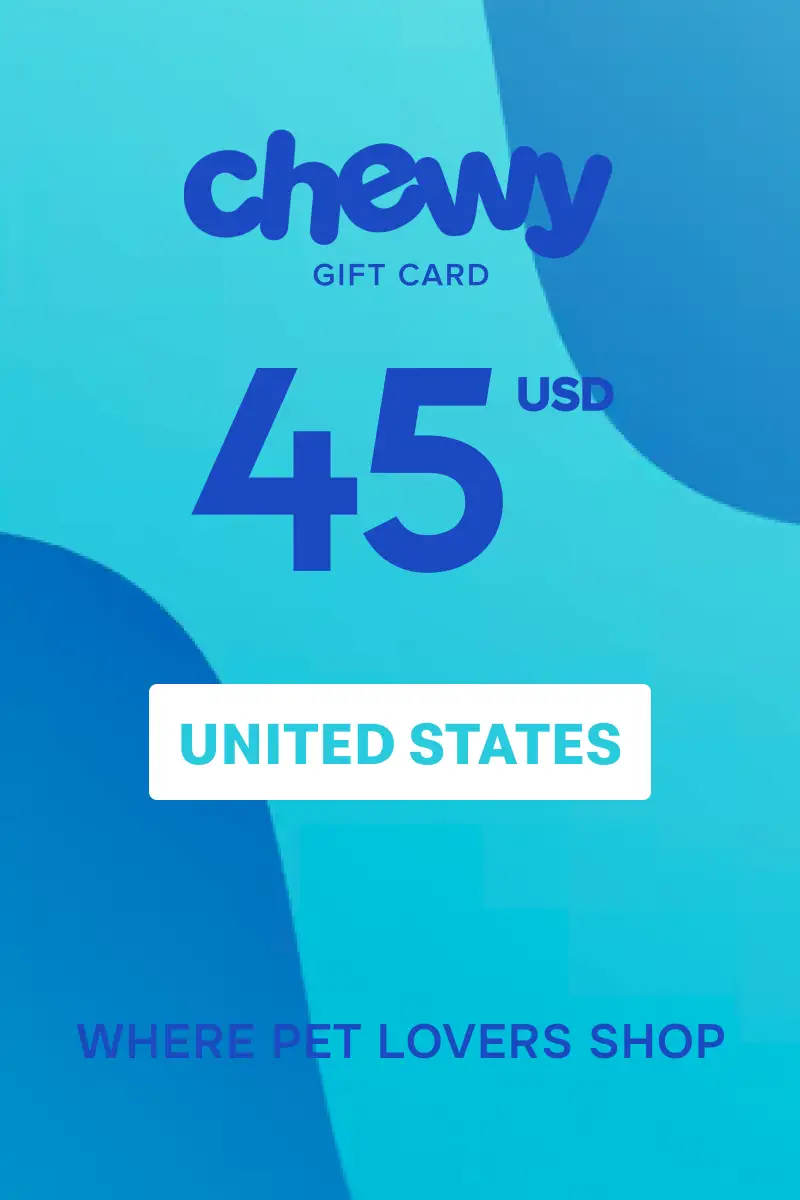 Chewy 45 USD Gift Card (United States) - Digital Key