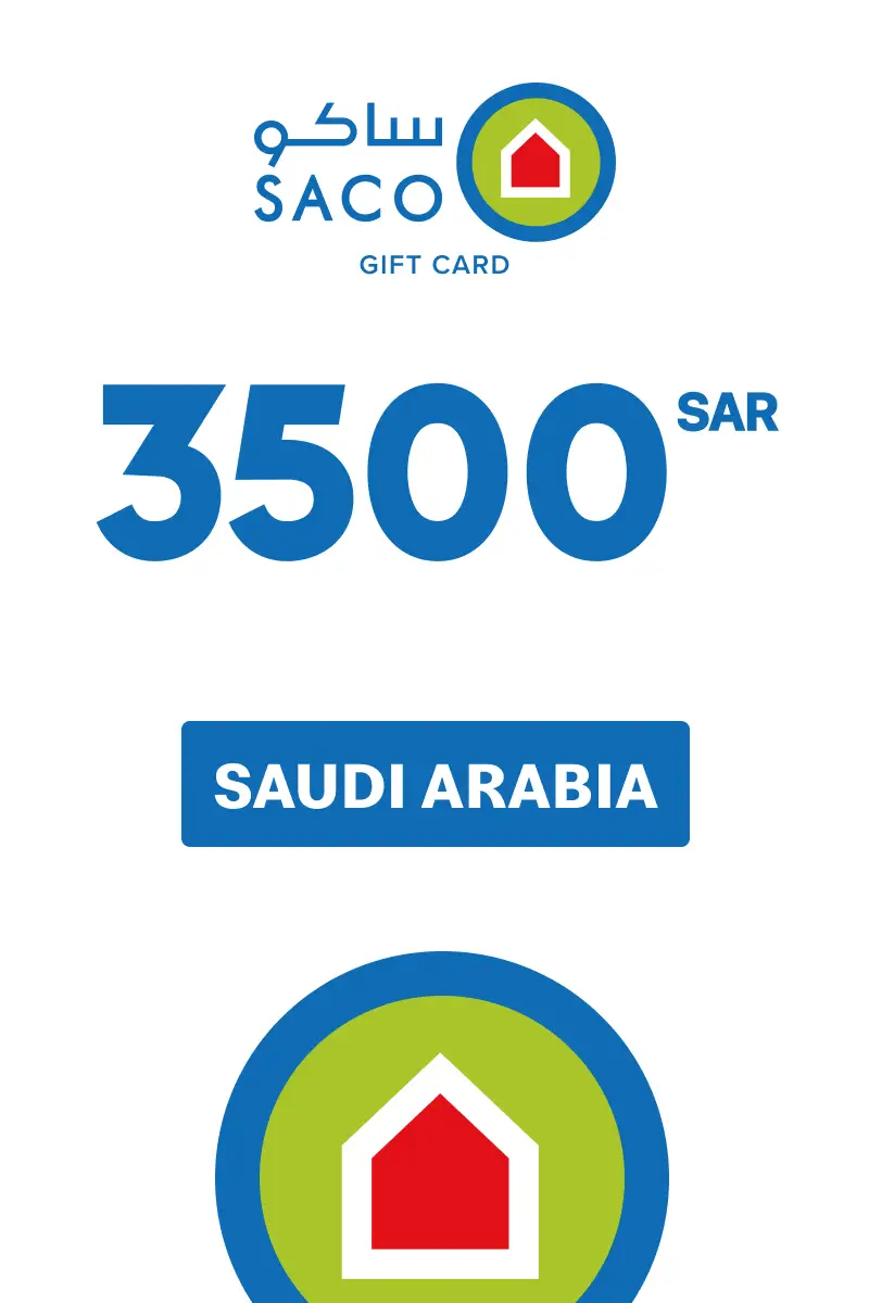 SACO 3500 SAR Gift Card (Saudi Arabia) - Digital Key