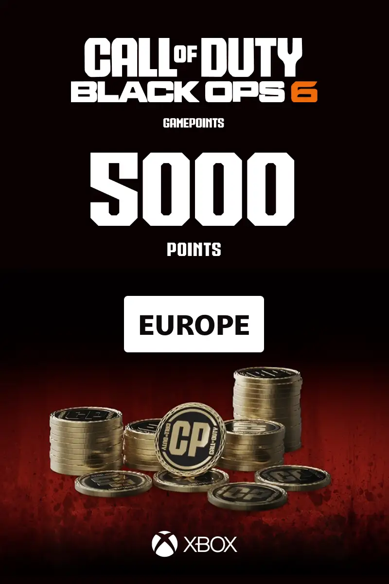 Call of Duty Black Ops 6 - 5000 Points (Europe) (Xbox Series X|S) - Xbox Live - Digital Key