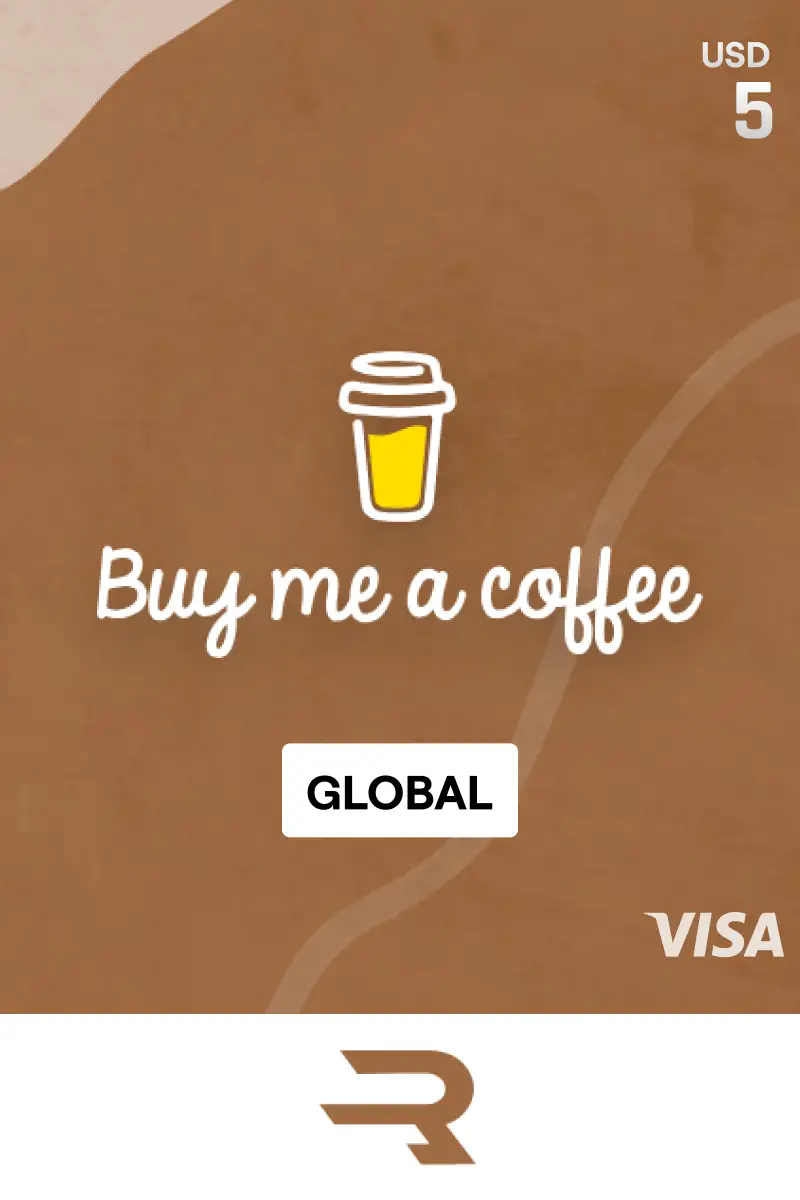 Rewarble Buy me a coffee 5 USD Gift Card (Global) - Rewarble - Digital Key
