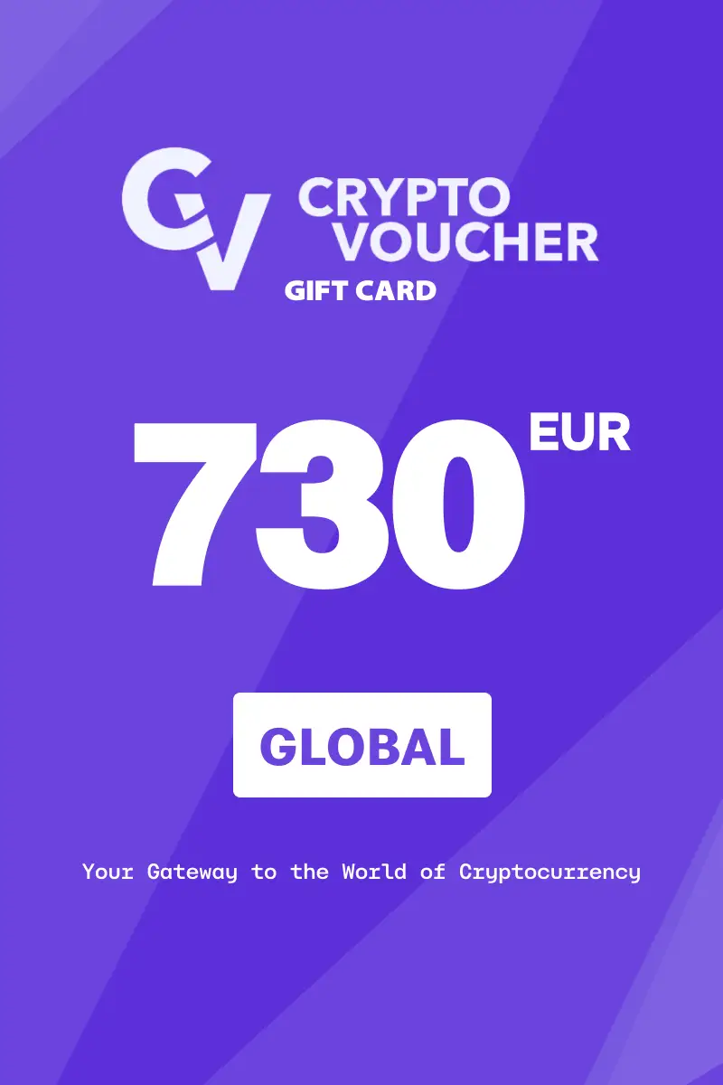Crypto Voucher 730 EUR Gift Card (Global) - Digital Key