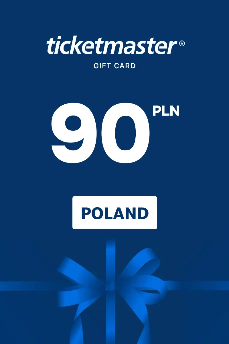 Ticketmaster 90 PLN Gift Card (Poland) - Digital Key