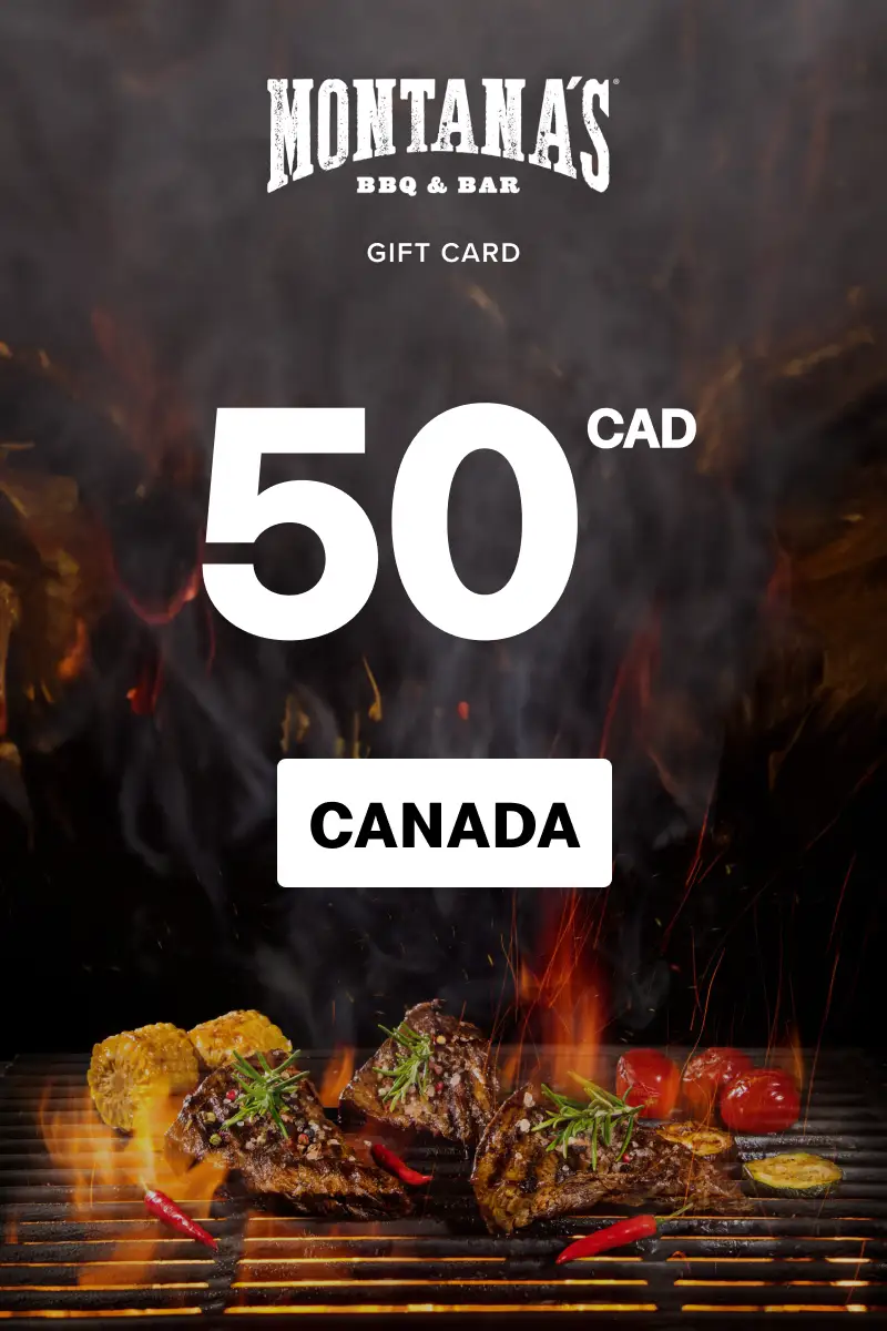 Montana's 50 CAD Gift Card (Canada) - Digital Key