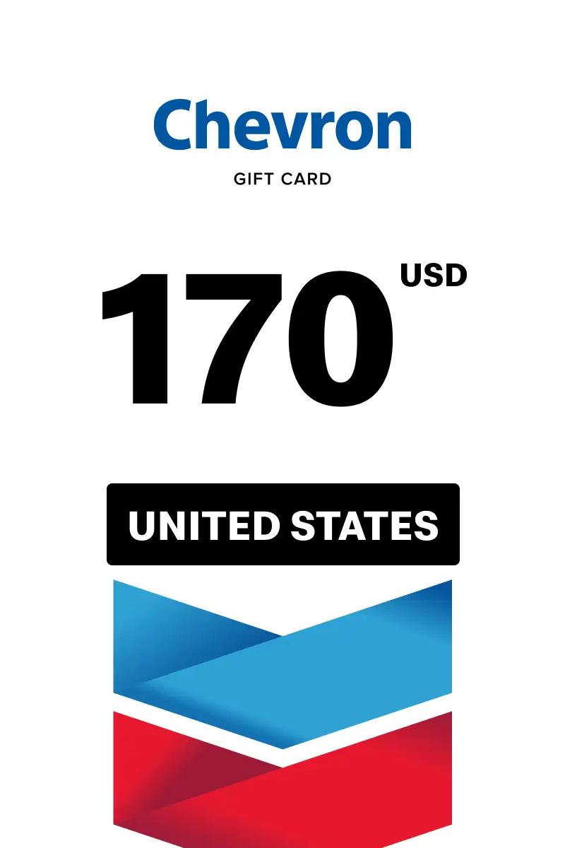 Chevron 170 USD Gift Card (United States) - Digital Key