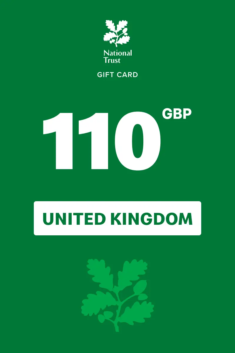 National Trust 110 GBP Gift Card (United Kingdom) - Digital Key