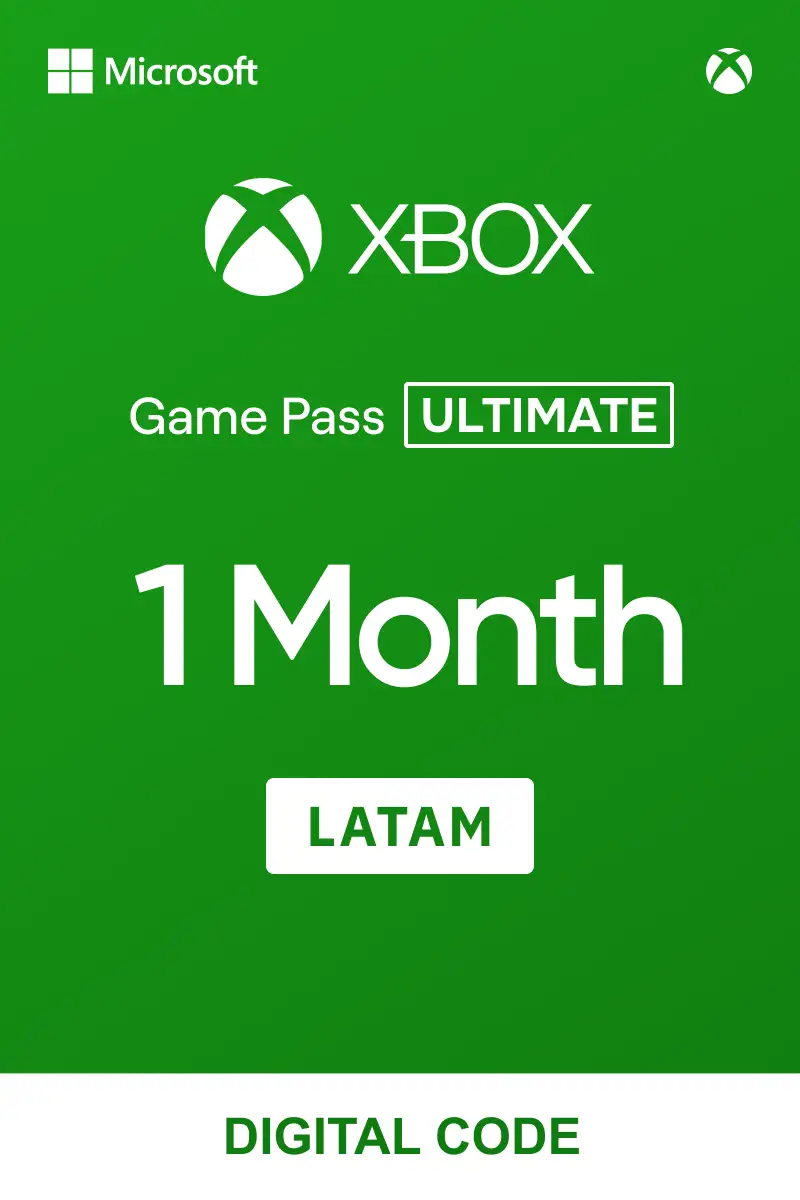 Xbox Game Pass Ultimate 1 Month (LATAM) - Xbox Live - Digital Key