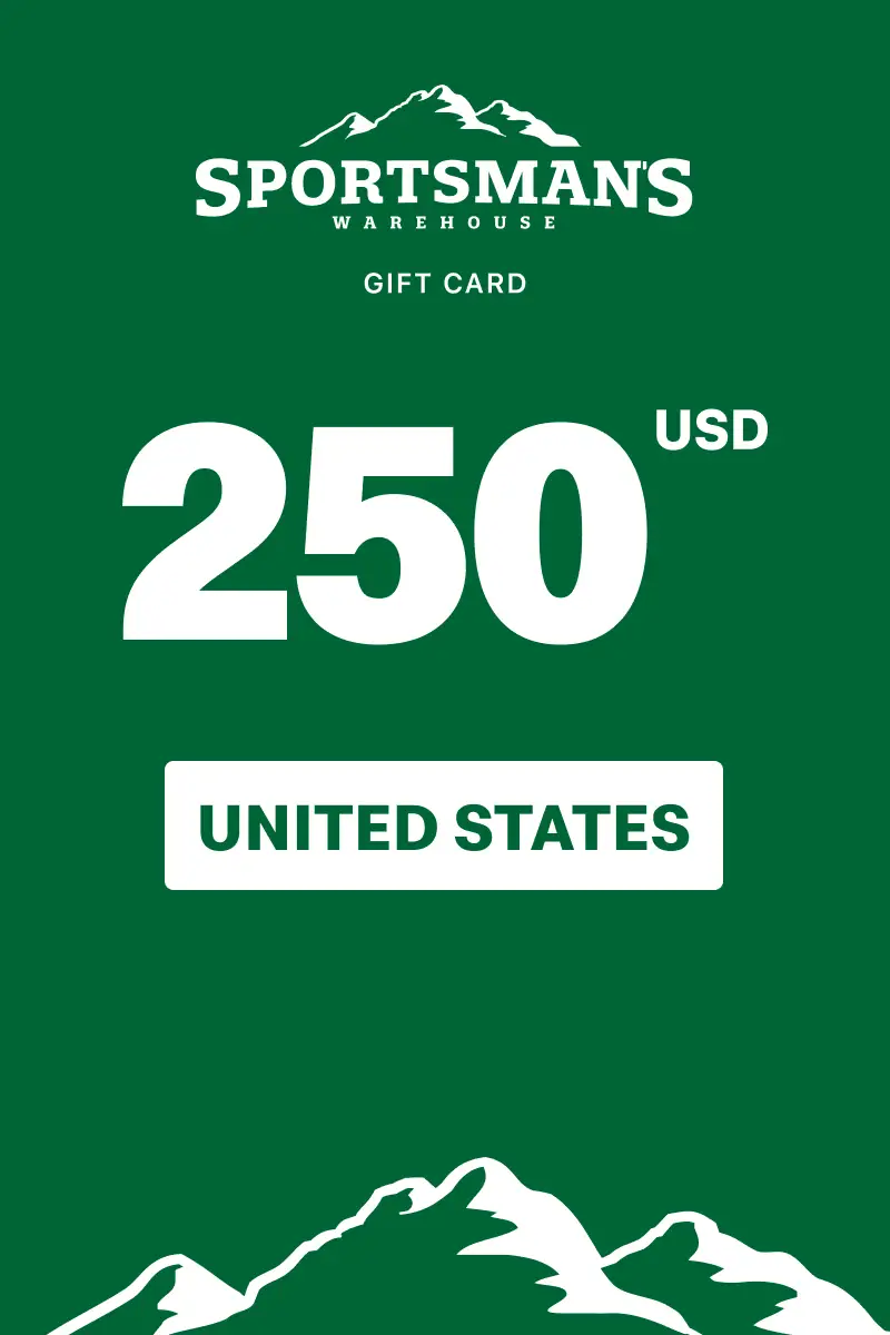 Sportsman's Warehouse 250 USD Gift Card (United States) - Digital Key