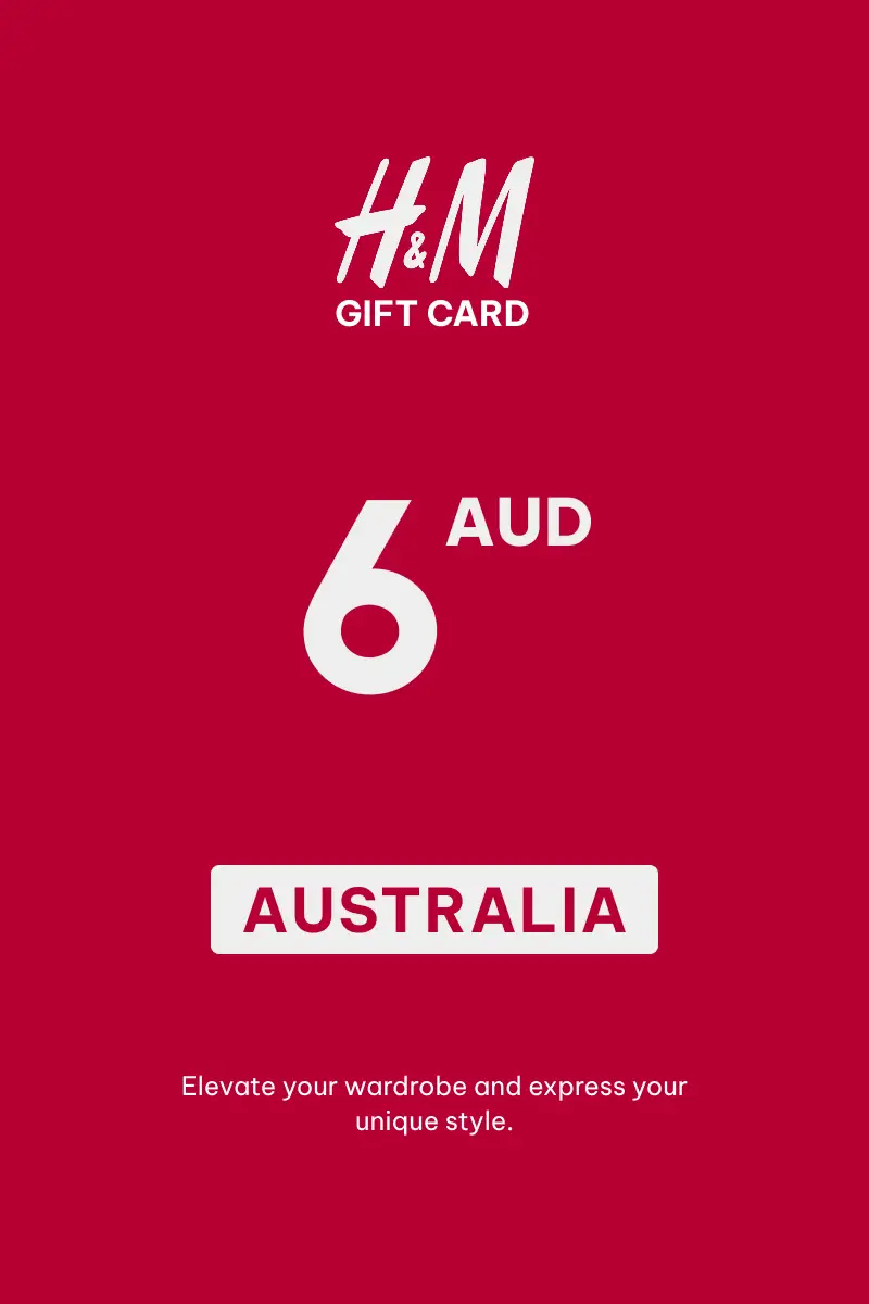 HandM 6 AUD Gift Card (Australia) - Digital Key
