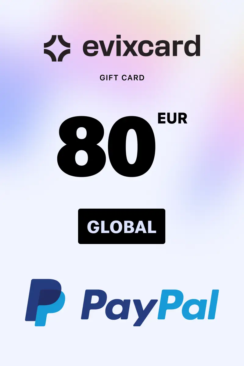 EvixCard PayPal 80 EUR Gift Card (Global) - Digital Key