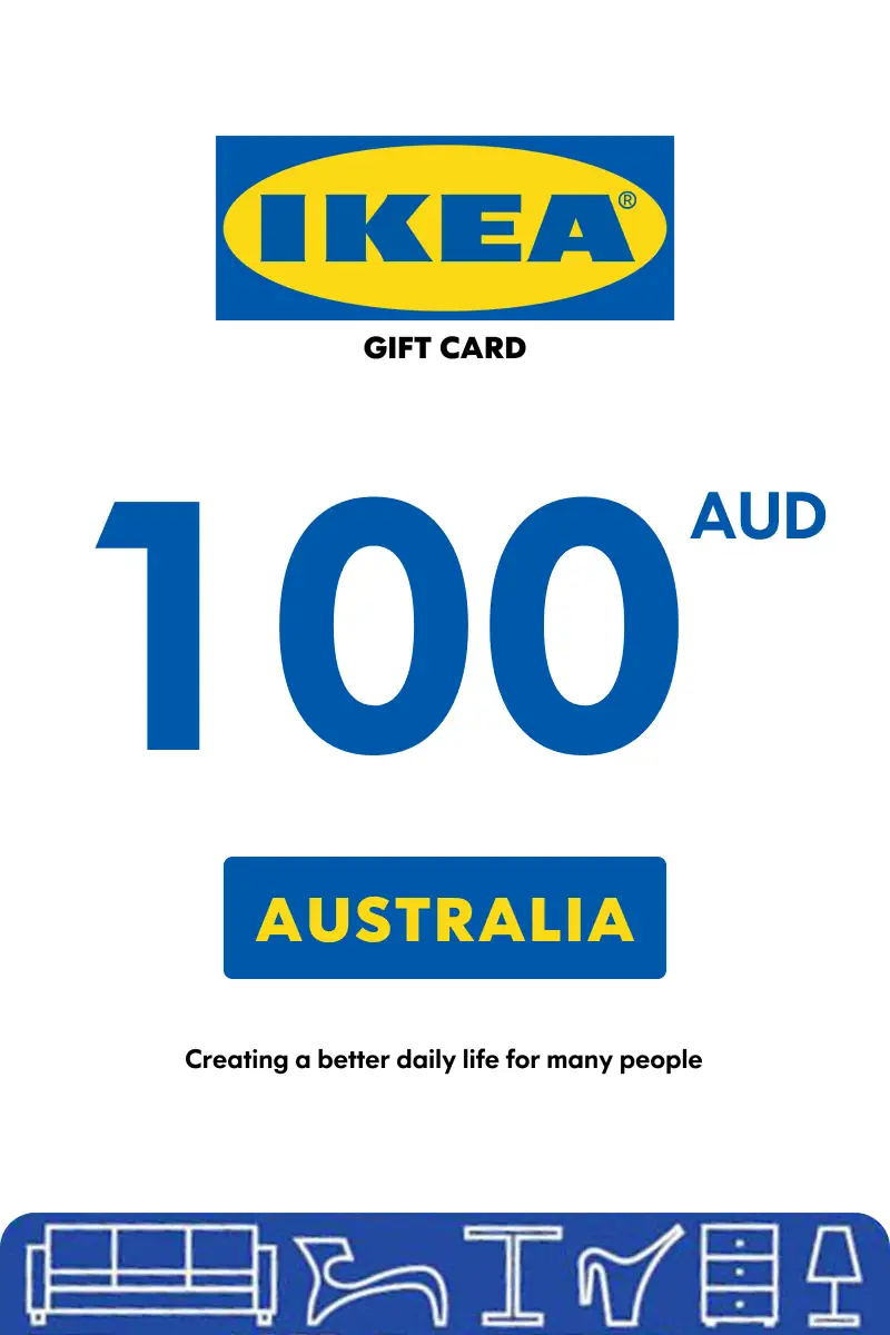 IKEA 100 AUD Gift Card (Australia) - Digital Key