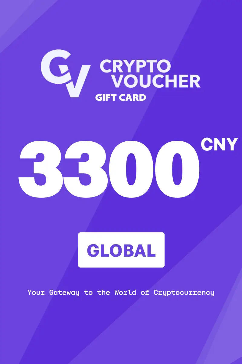 Crypto Voucher 3300 CNY Gift Card (Global) - Digital Key