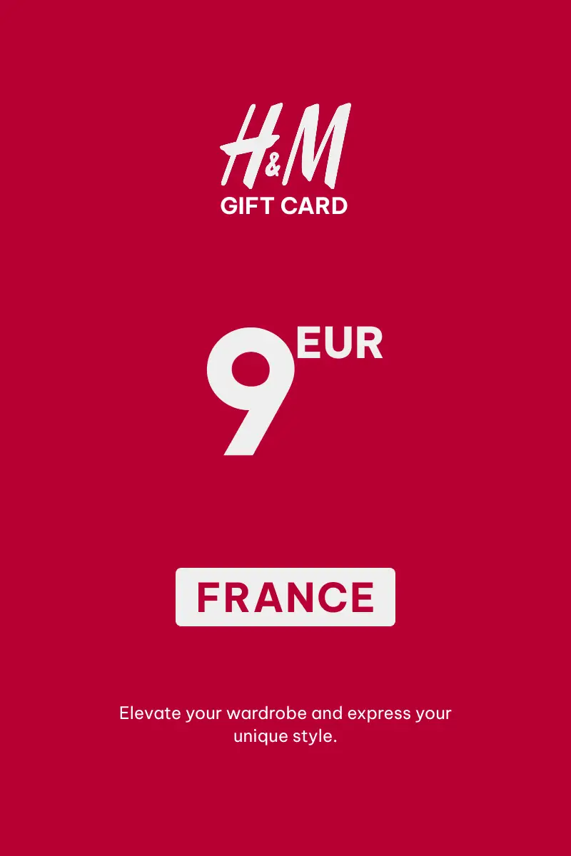 HandM 9 EUR Gift Card (France) - Digital Key