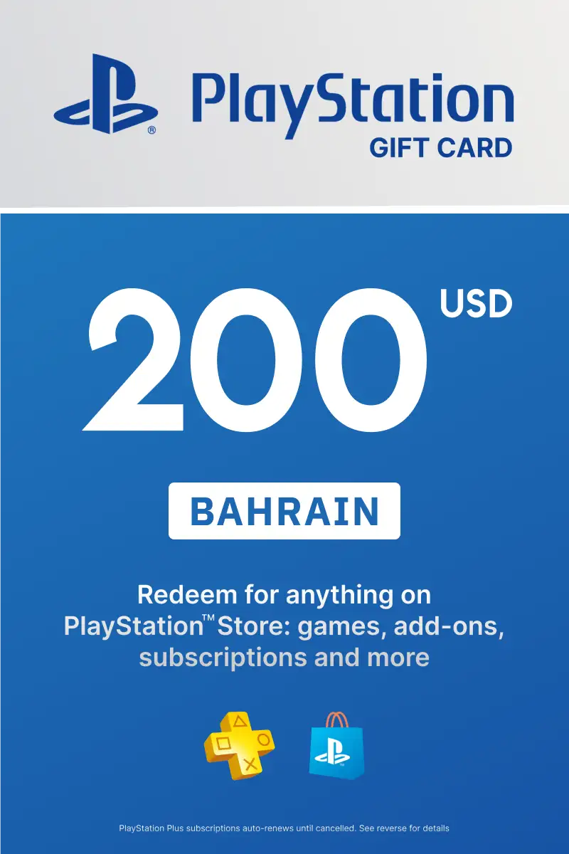 PlayStation Store 200 USD Gift Card (Bahrain) - Digital Key