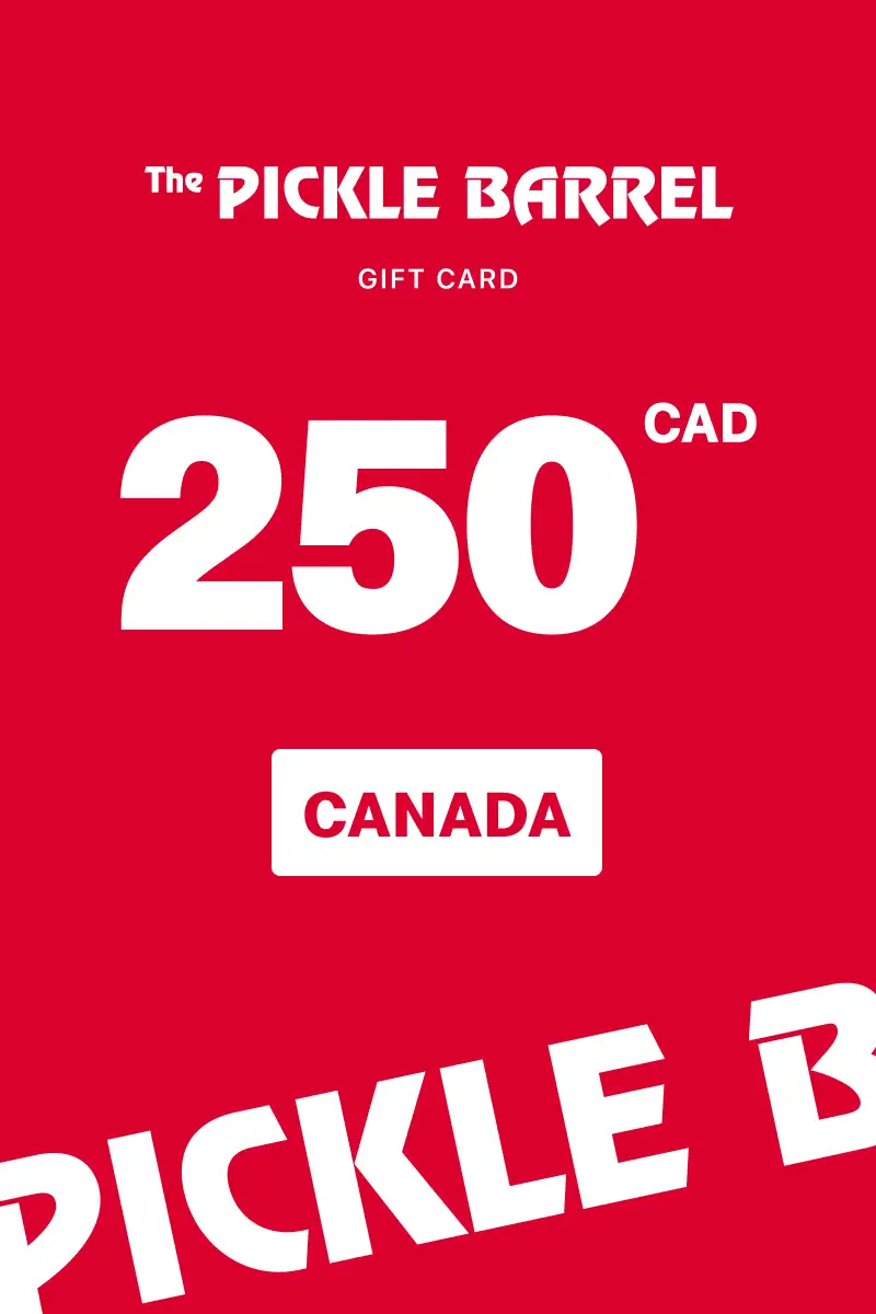 The Pickle Barrel 250 CAD Gift Card (Canada) - Digital Key