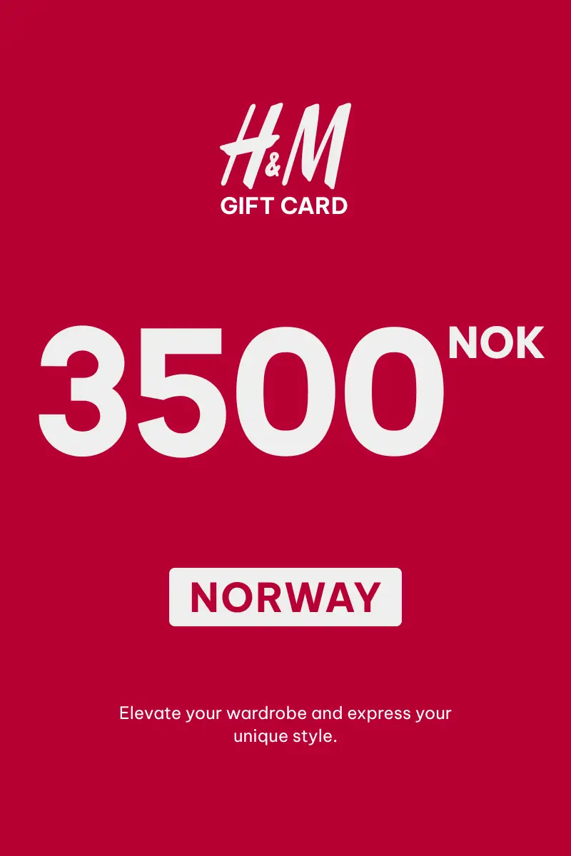 HandM 3500 NOK Gift Card (Norway) - Digital Key