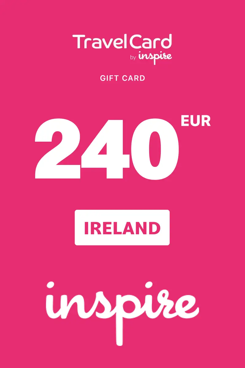 TravelCard by Inspire 240 EUR Gift Card (Ireland) - Digital Key