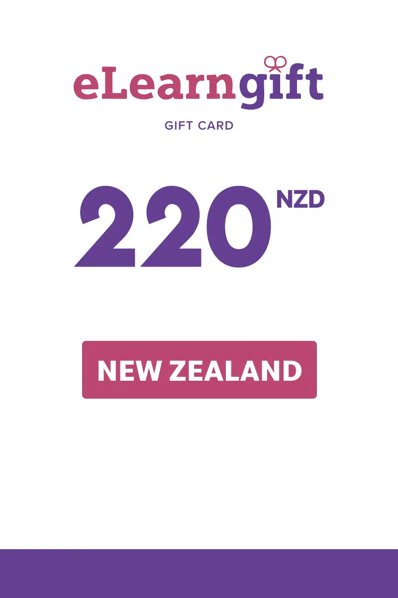 eLearnGift 220 NZD Gift Card (New Zealand) - Digital Key