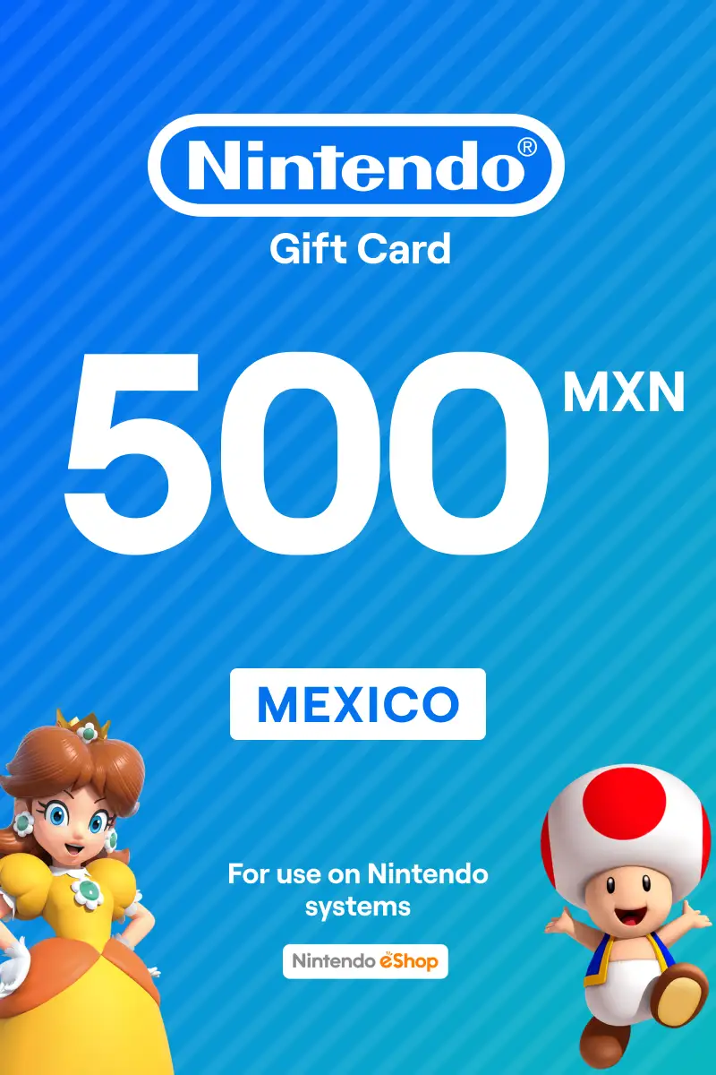 Nintendo eShop 500 MXN Gift Card (Mexico) - Digital Key