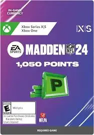 Madden NFL 24 - 1050 Madden Points (Global) (Xbox One / Xbox Series X|S) - Xbox Live - Digital Key afbeelding