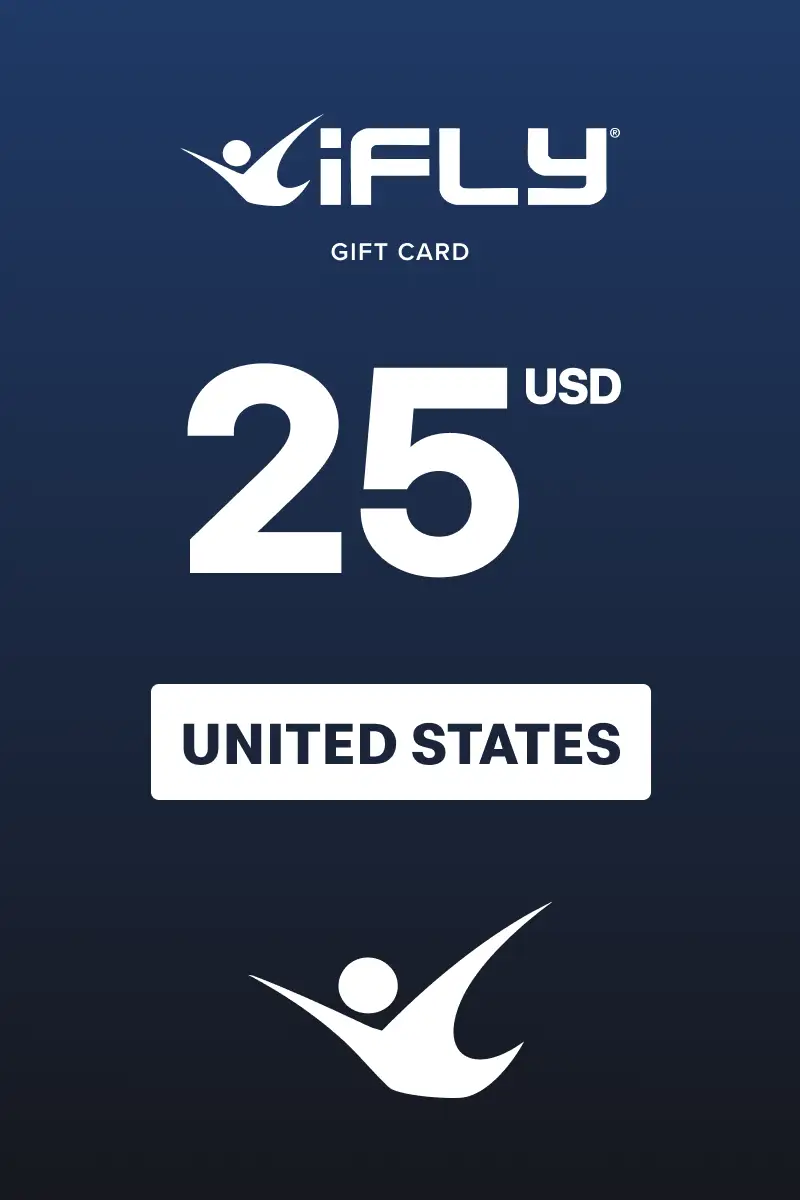 iFLY 25 USD Gift Card (United States) - Digital Key