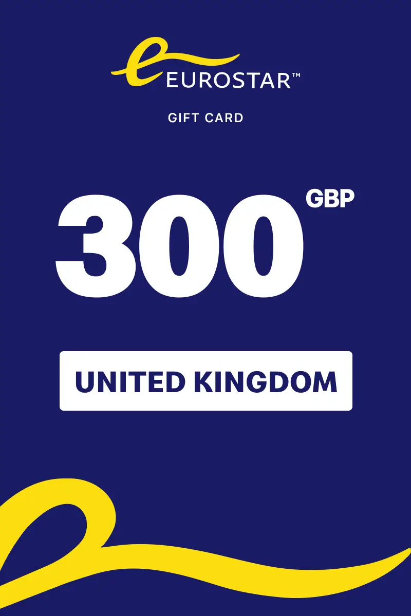 Eurostar 300 GBP Gift Card (United Kingdom) - Digital Key