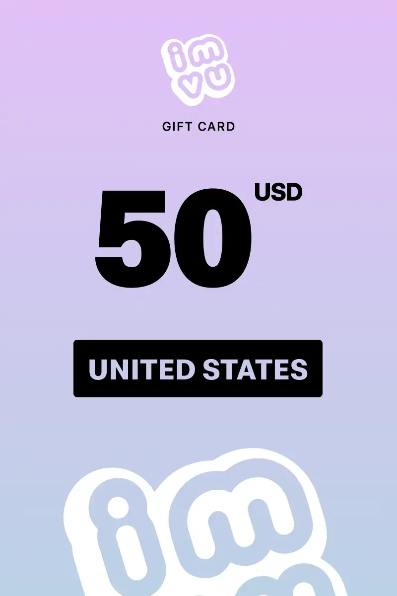 IMVU 50 USD Gift Card (United States) - Digital Key