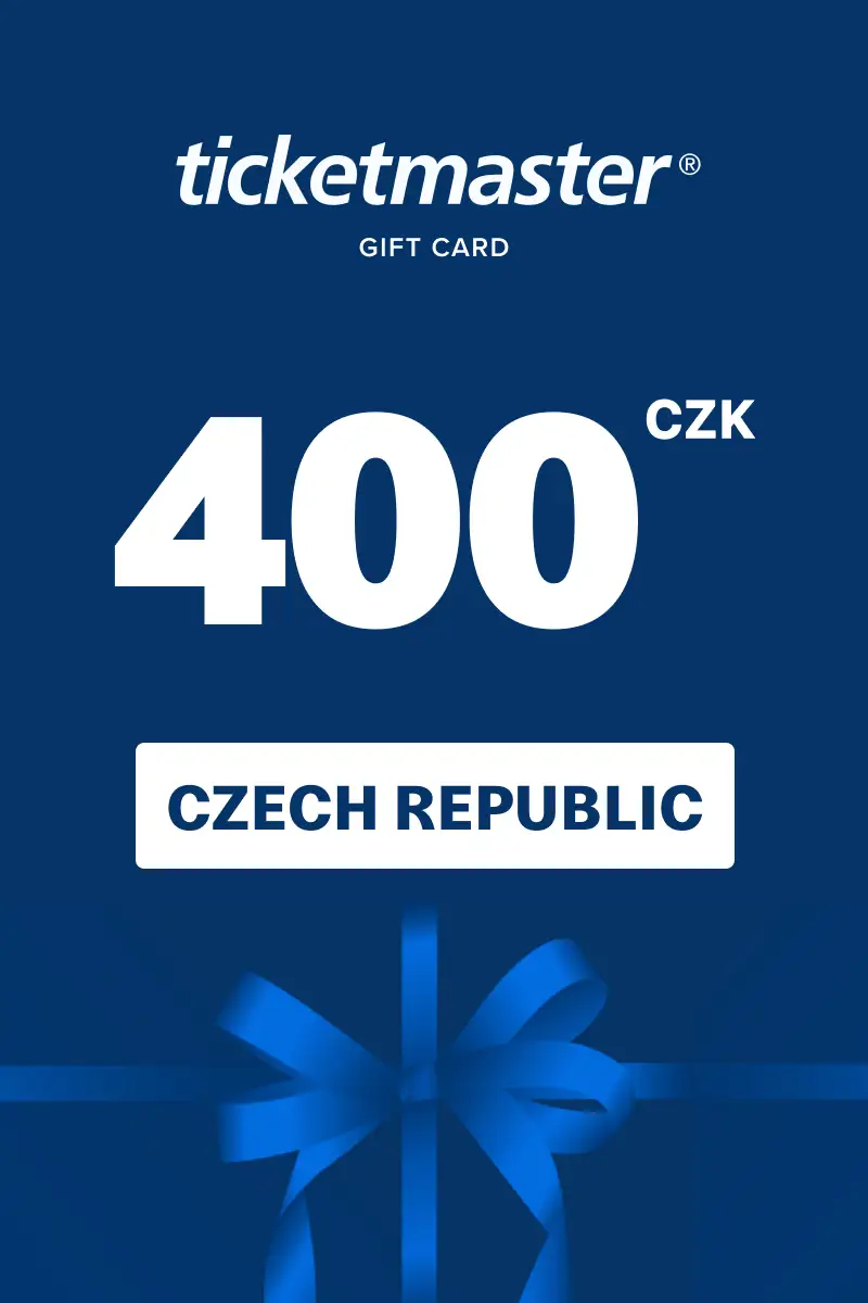 Ticketmaster 400 CZK Gift Card (Czech Republic) - Digital Key