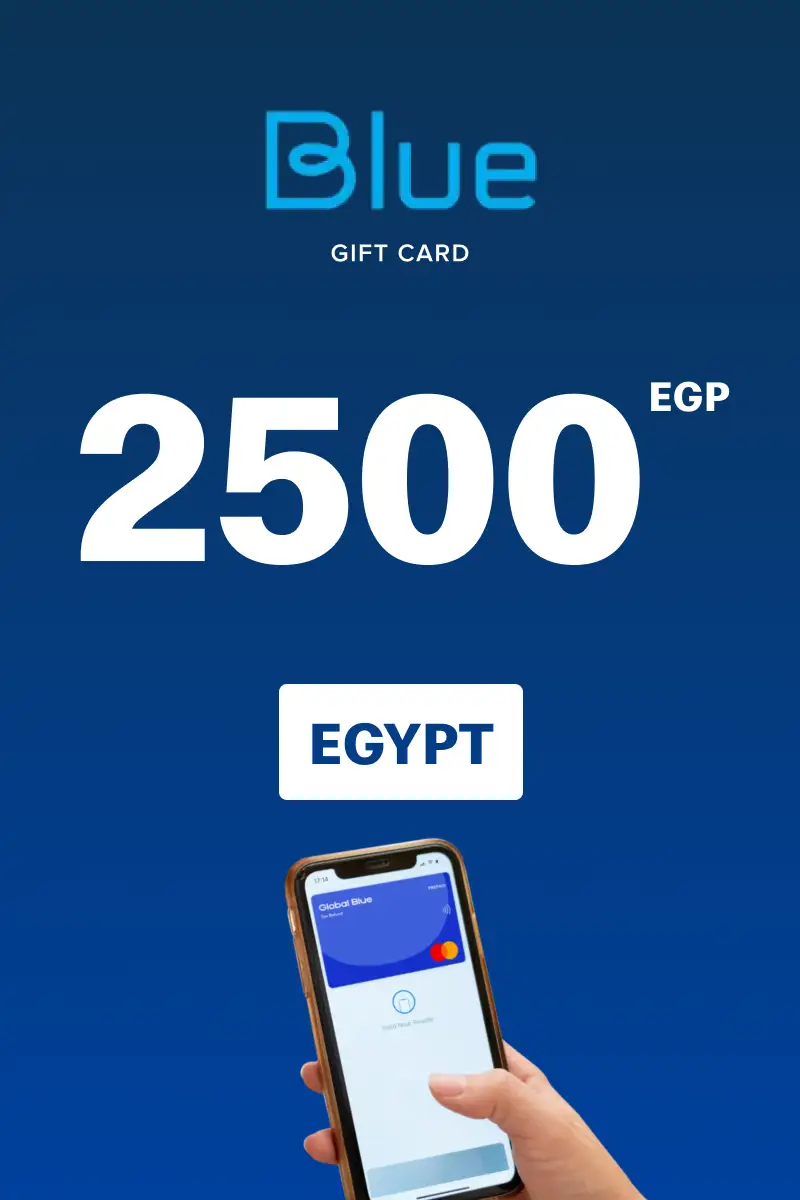 Blue Prepaid 2500 EGP Gift Card (Egypt) - Digital Key