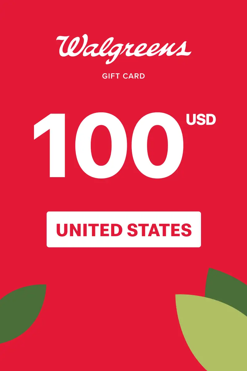 Walgreens 100 USD Gift Card (United States) - Digital Key