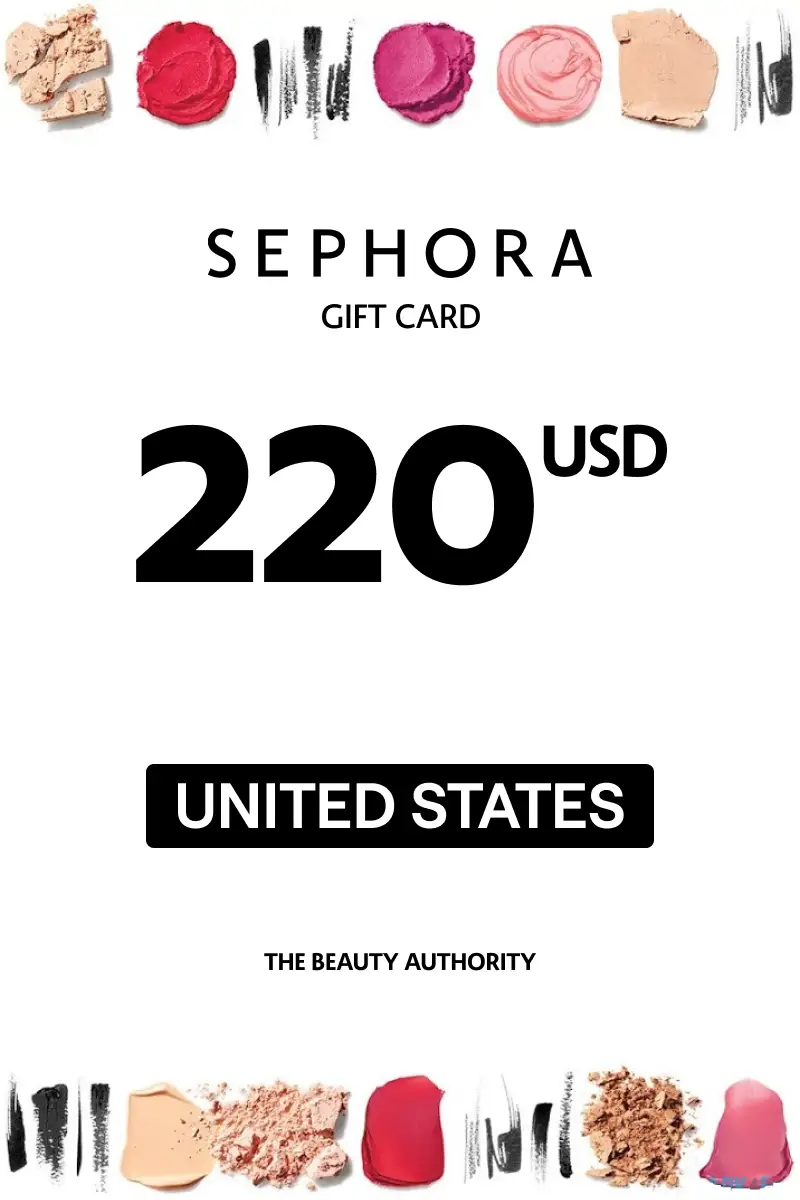 Sephora 220 USD Gift Card (United States) - Digital Key