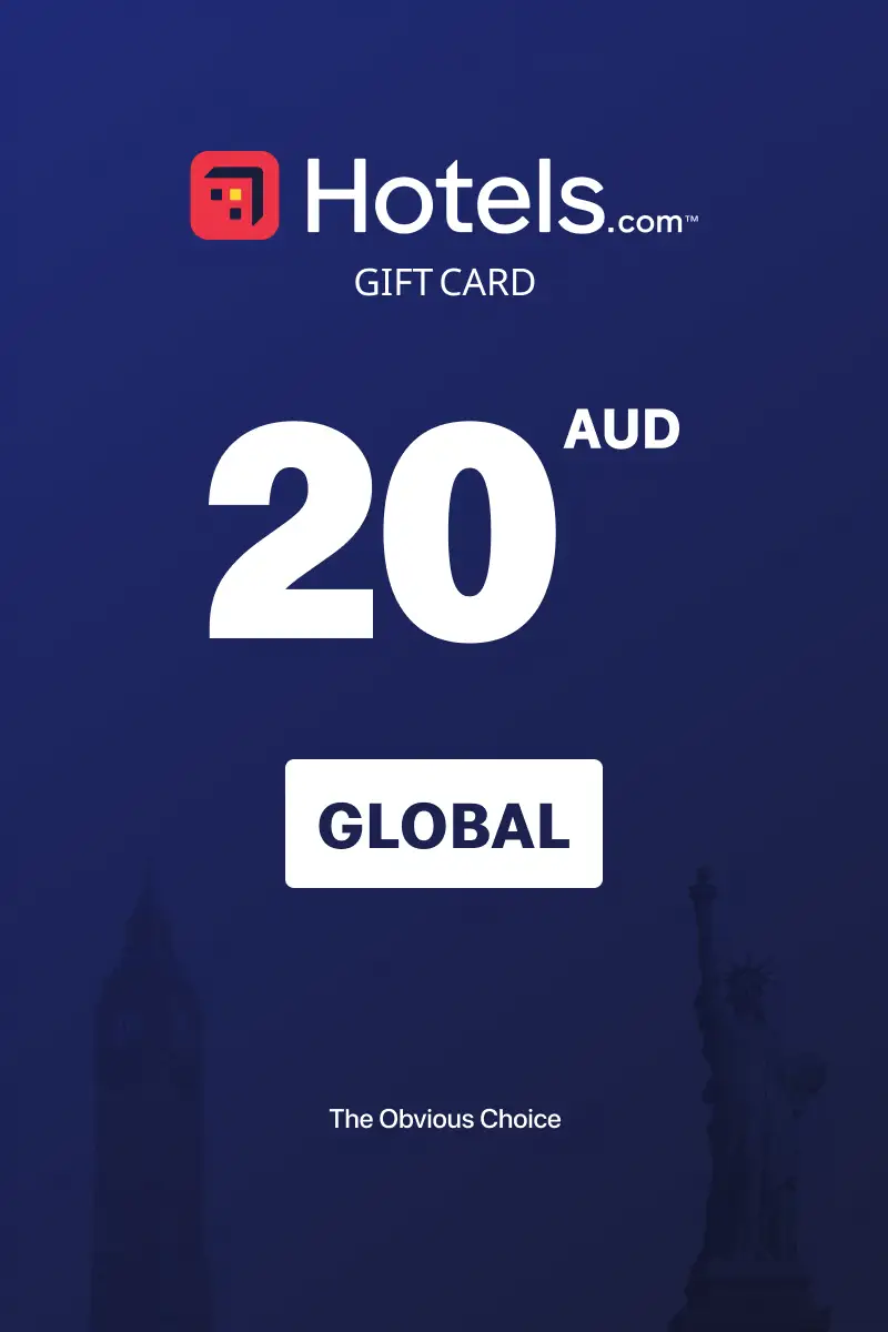 Hotels.com 20 AUD Gift Card (Global) - Digital Key