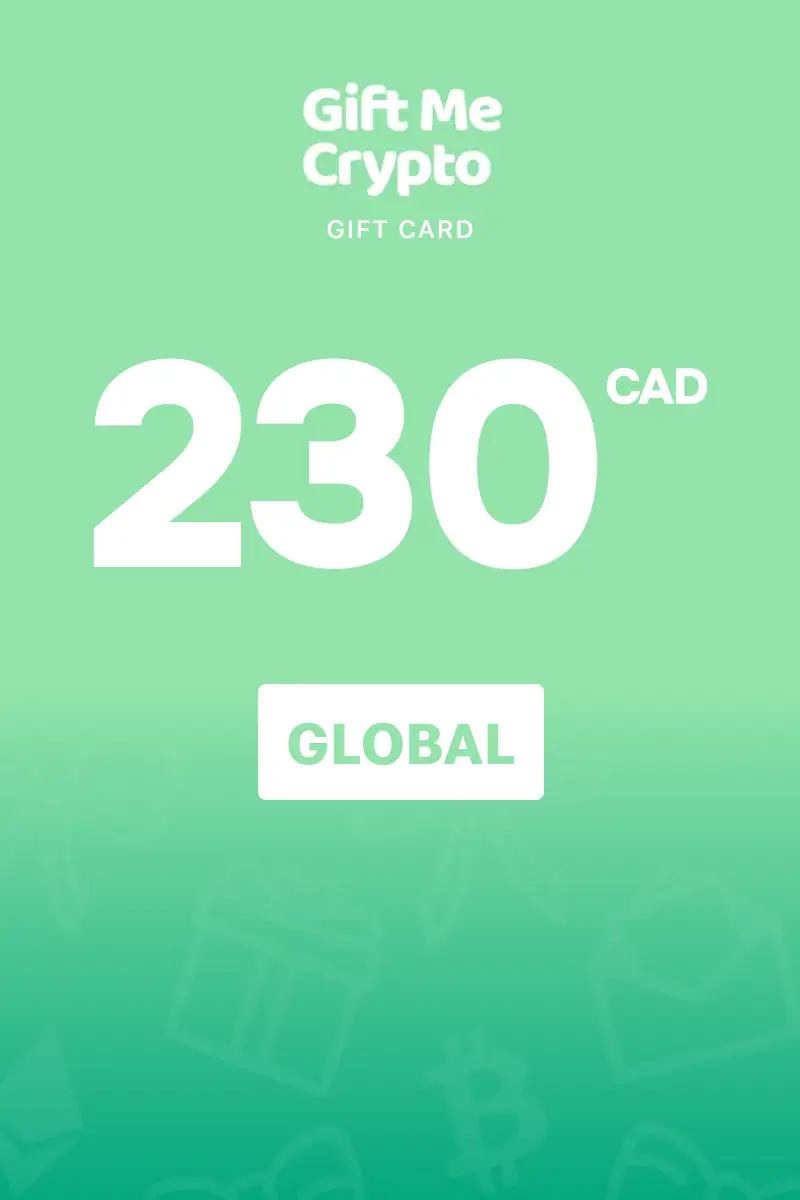 Gift Me Crypto 230 CAD Gift Card (Global) - Digital Key