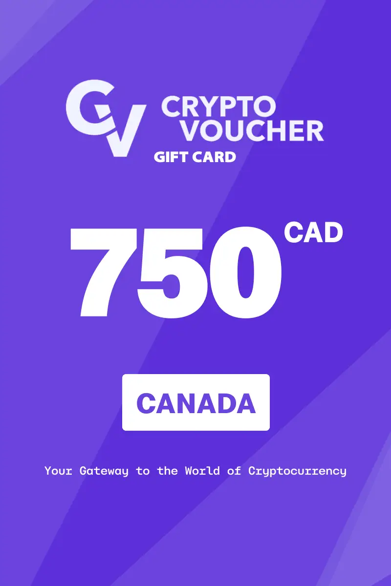 Crypto Voucher 750 CAD Gift Card (Canada) - Digital Key