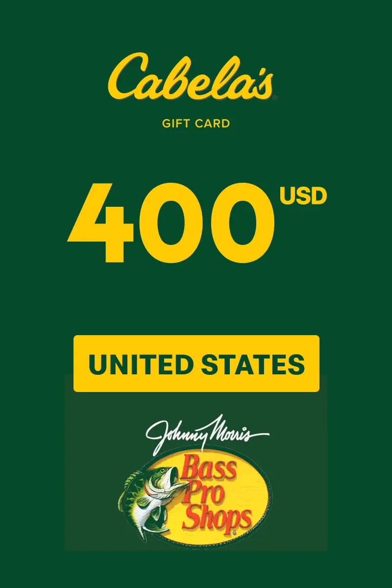 Cabela's 400 USD Gift Card (United States) - Digital Key