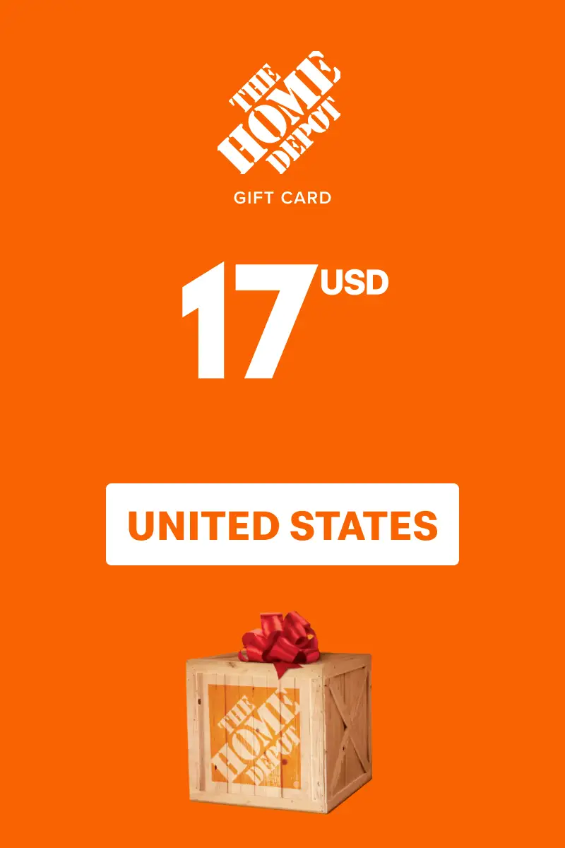 Home Depot 17 USD Gift Card (United States) - Digital Key