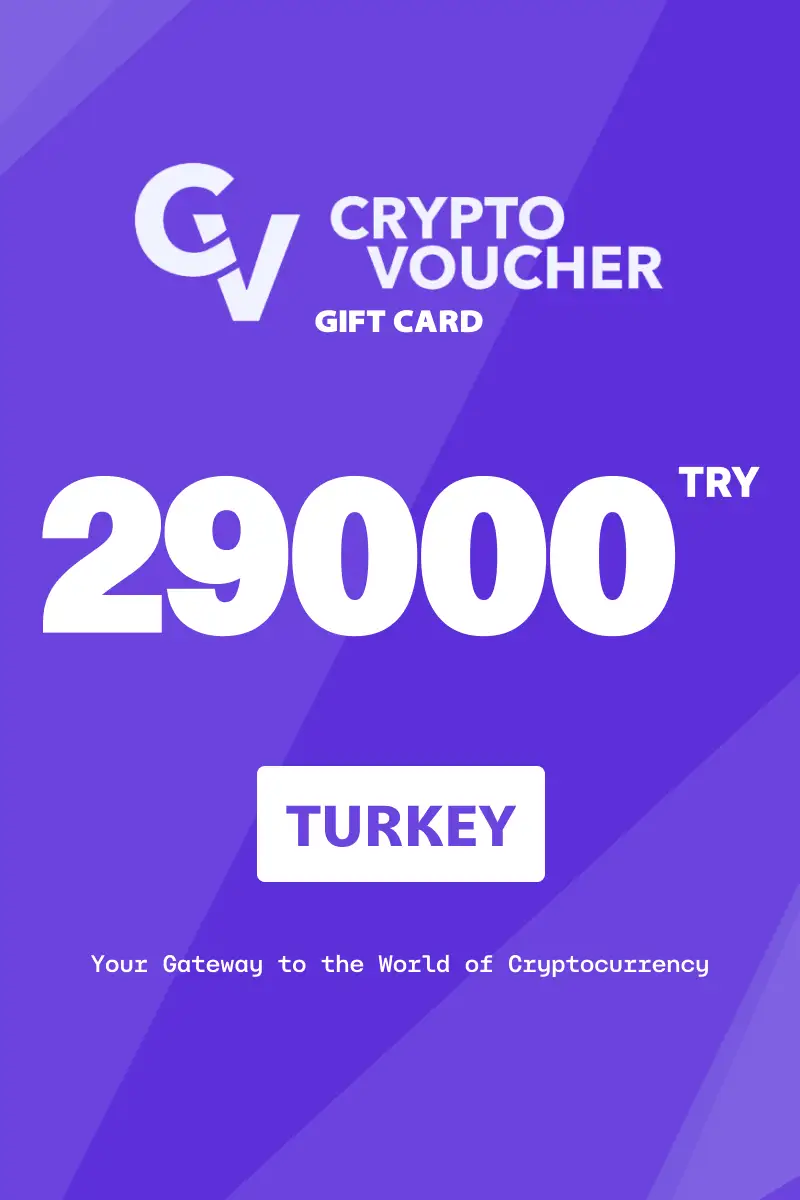 Crypto Voucher 29000 TRY Gift Card (Turkey) - Digital Key