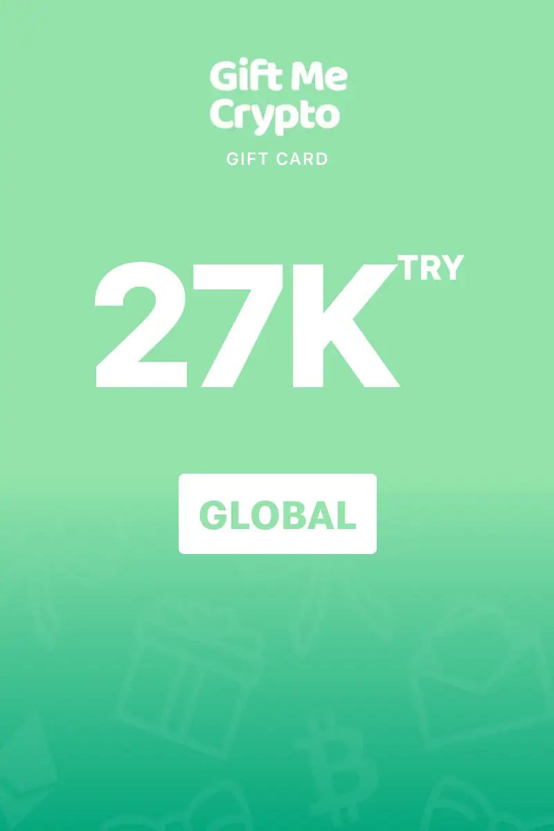 Gift Me Crypto 27000 TRY Gift Card (Global) - Digital Key