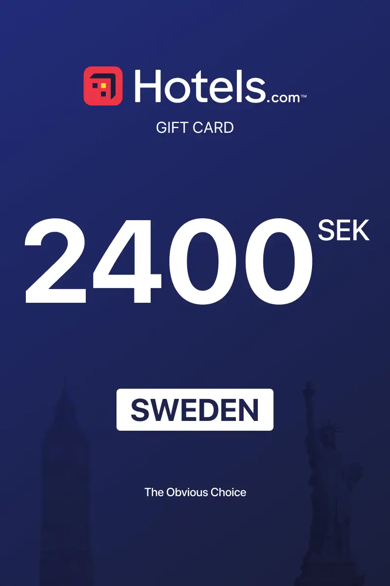 Hotels.com 2400 SEK Gift Card (Sweden) - Digital Key
