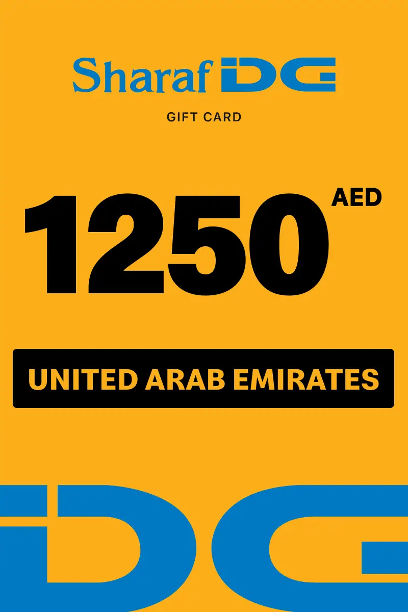 Sharaf DG 1250 AED Gift Card (United Arab Emirates) - Digital Key