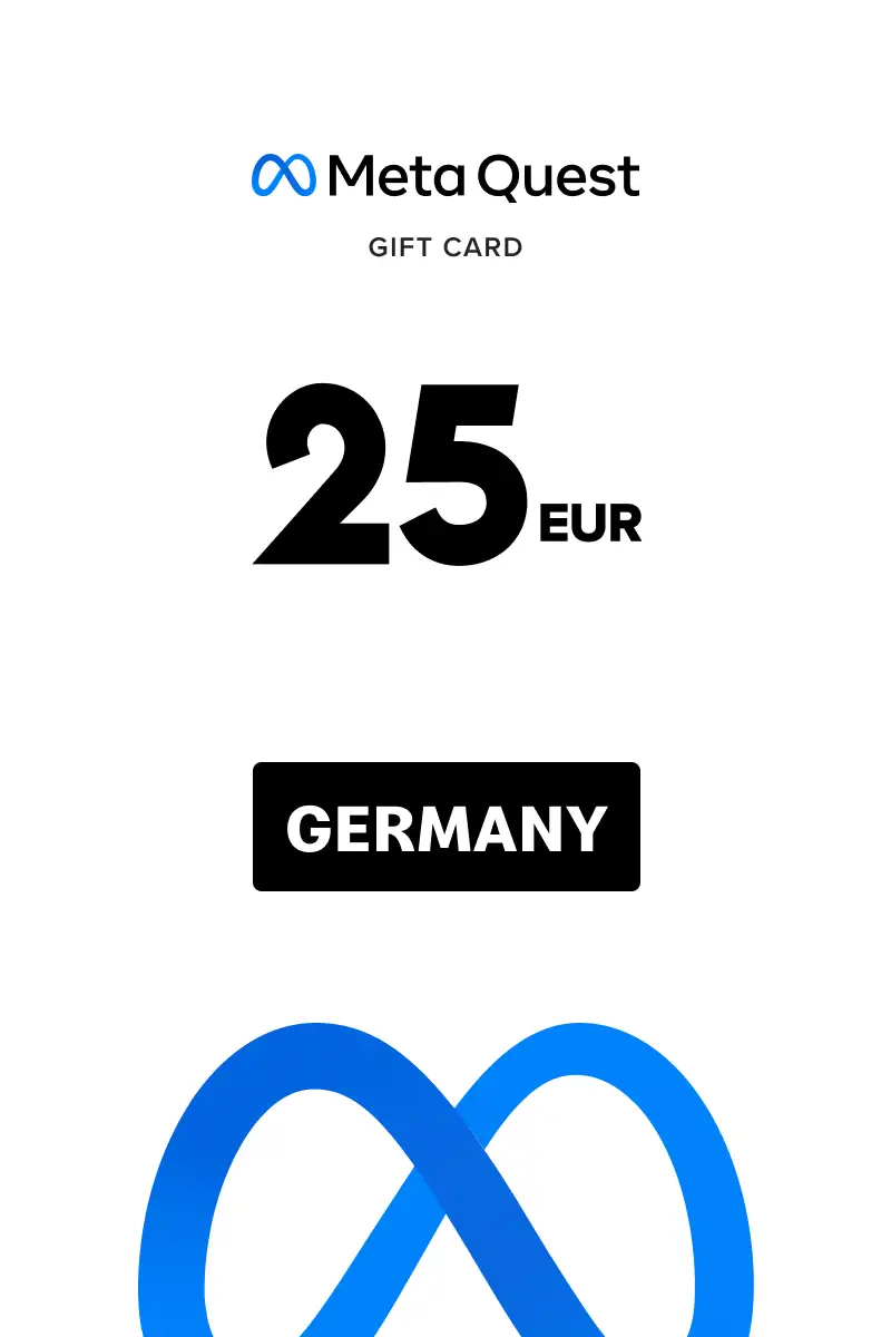Meta Quest 25 EUR Gift Card Germany  Digital Key