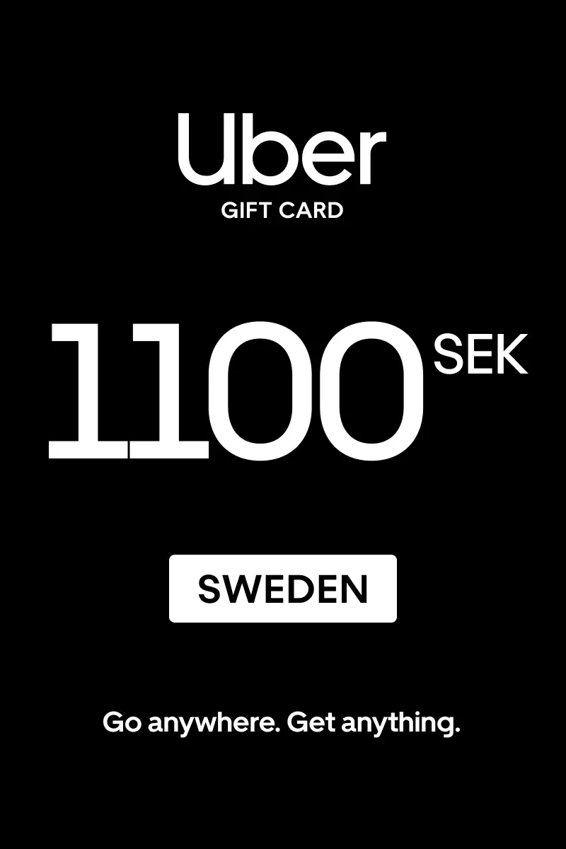 Uber 1100 SEK Gift Card (Sweden) - Digital Key