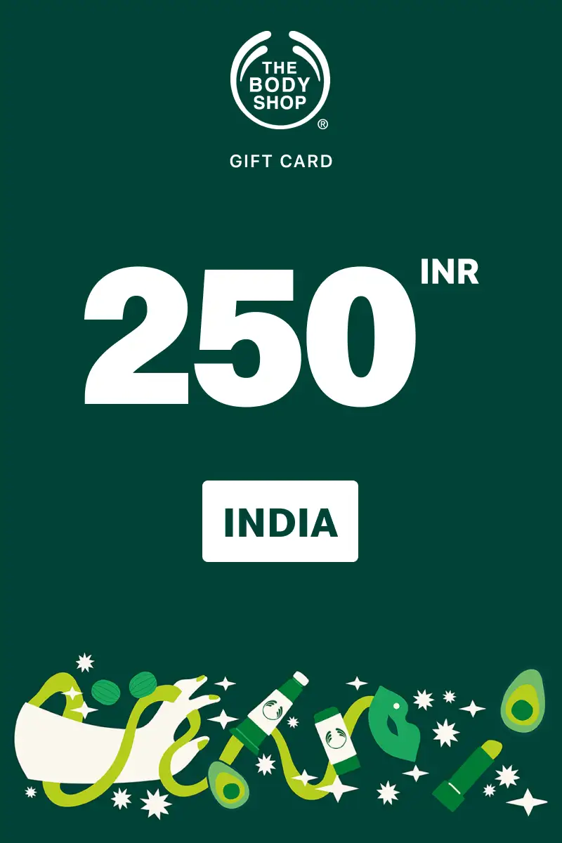 The Body Shop 250 INR Gift Card (India) - Digital Key