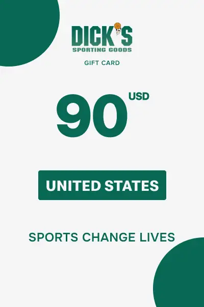 Dick's Sporting Goods 90 USD Gift Card (United States) - Digital Key