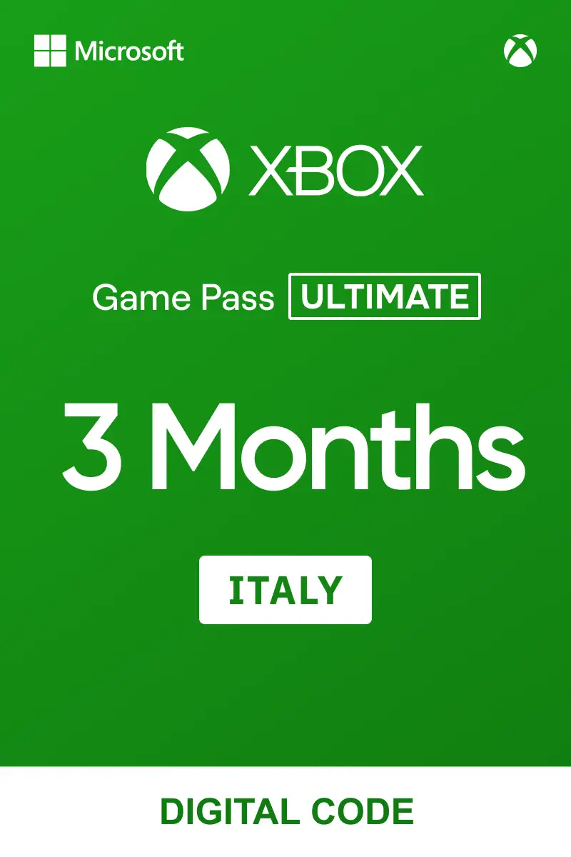 Xbox Game Pass Ultimate 3 Months (Italy) - Xbox Live - Digital Key